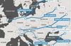 Газотранспортные маршруты России. Инфографика